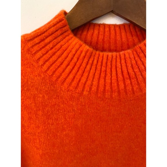 Orange Uniqlo Knit Sweater - Picture 3 of 4